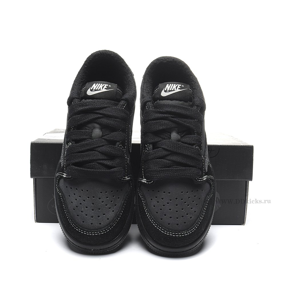 dd jordan 1 retro low og sp travis scott black phanT0m (ps)