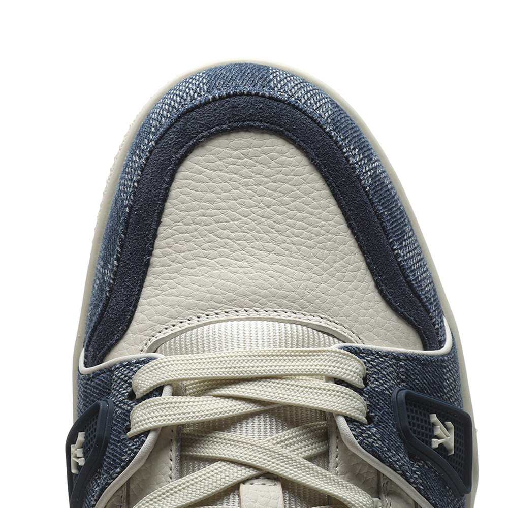 dd lou1s vu1tton trainer monogram De*1m white blue