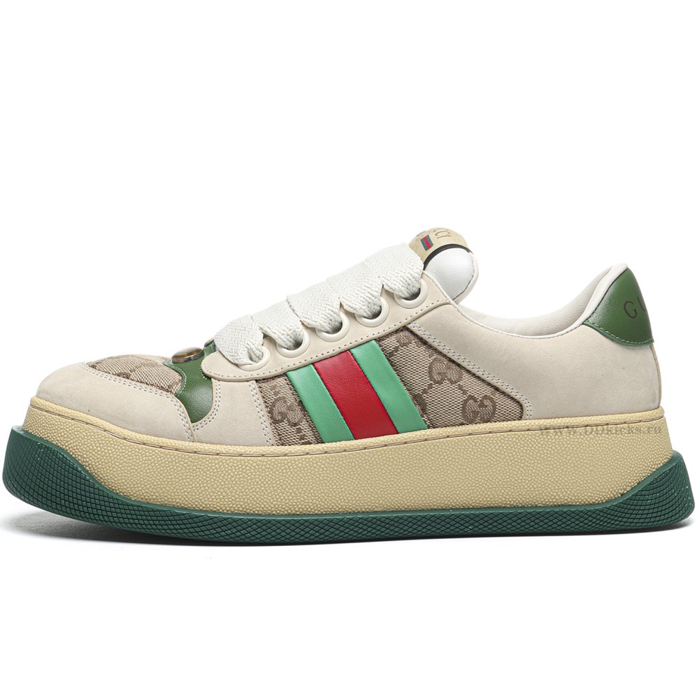 dd G*u*i1 screener green leather detail