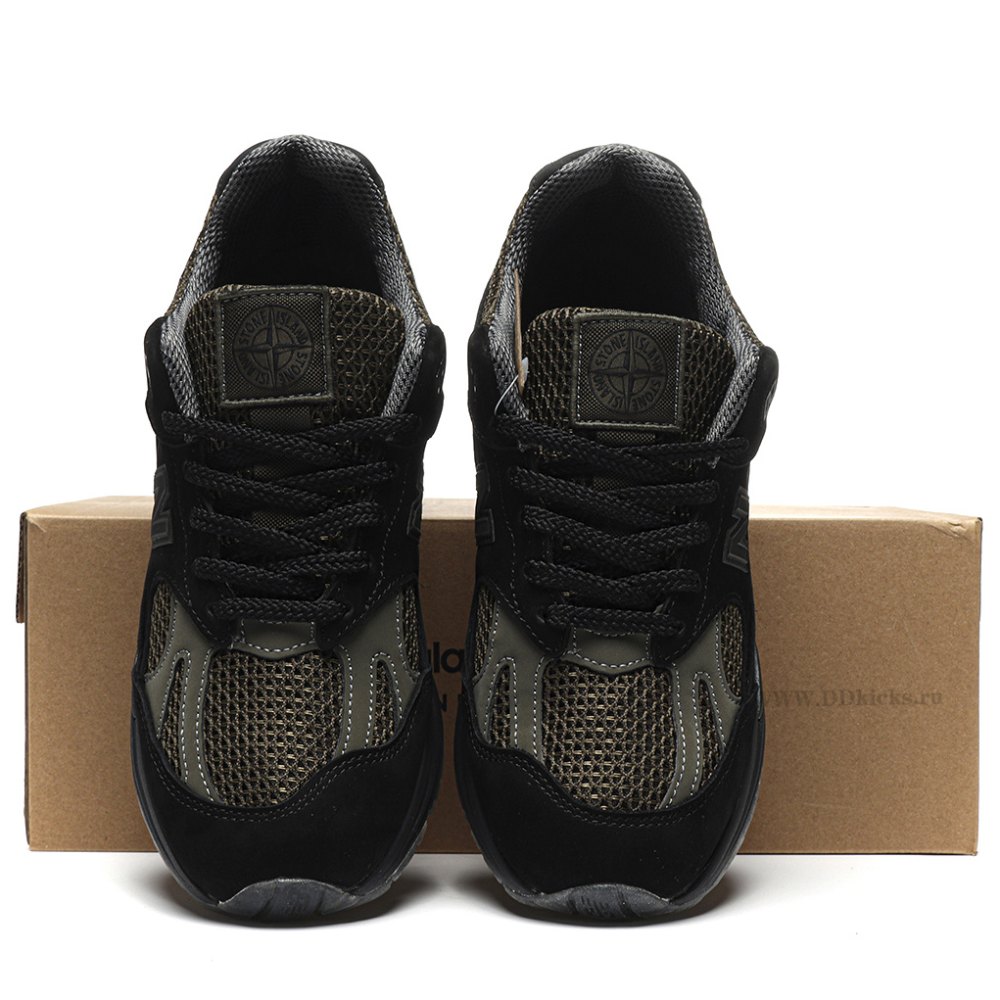 dd new Ba1an*e 991v2 m1vk stone island black
