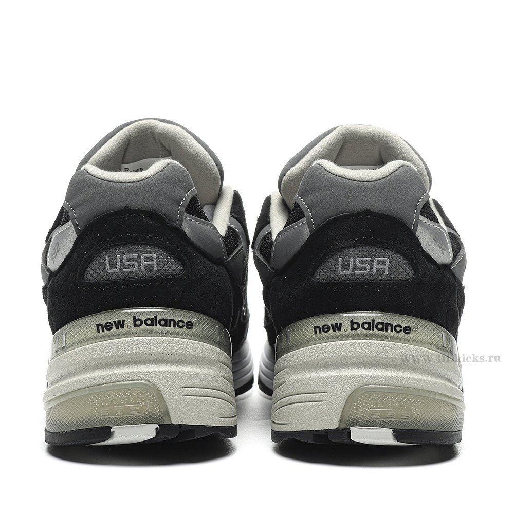 dd new Ba1an*e 992 black grey suede