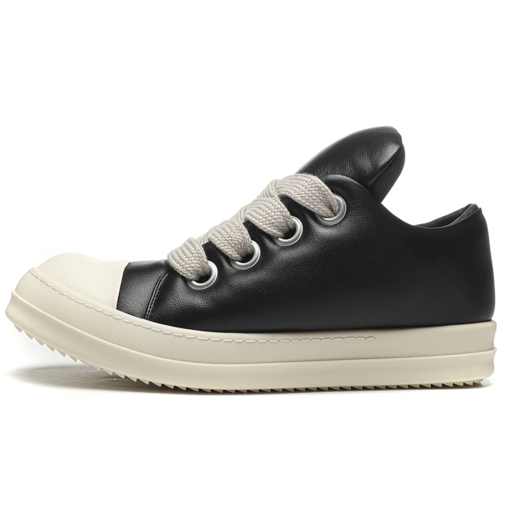 dd R1ck 0wens jumbo lace padded sneaks low black milk-ru02c7893 llpw2