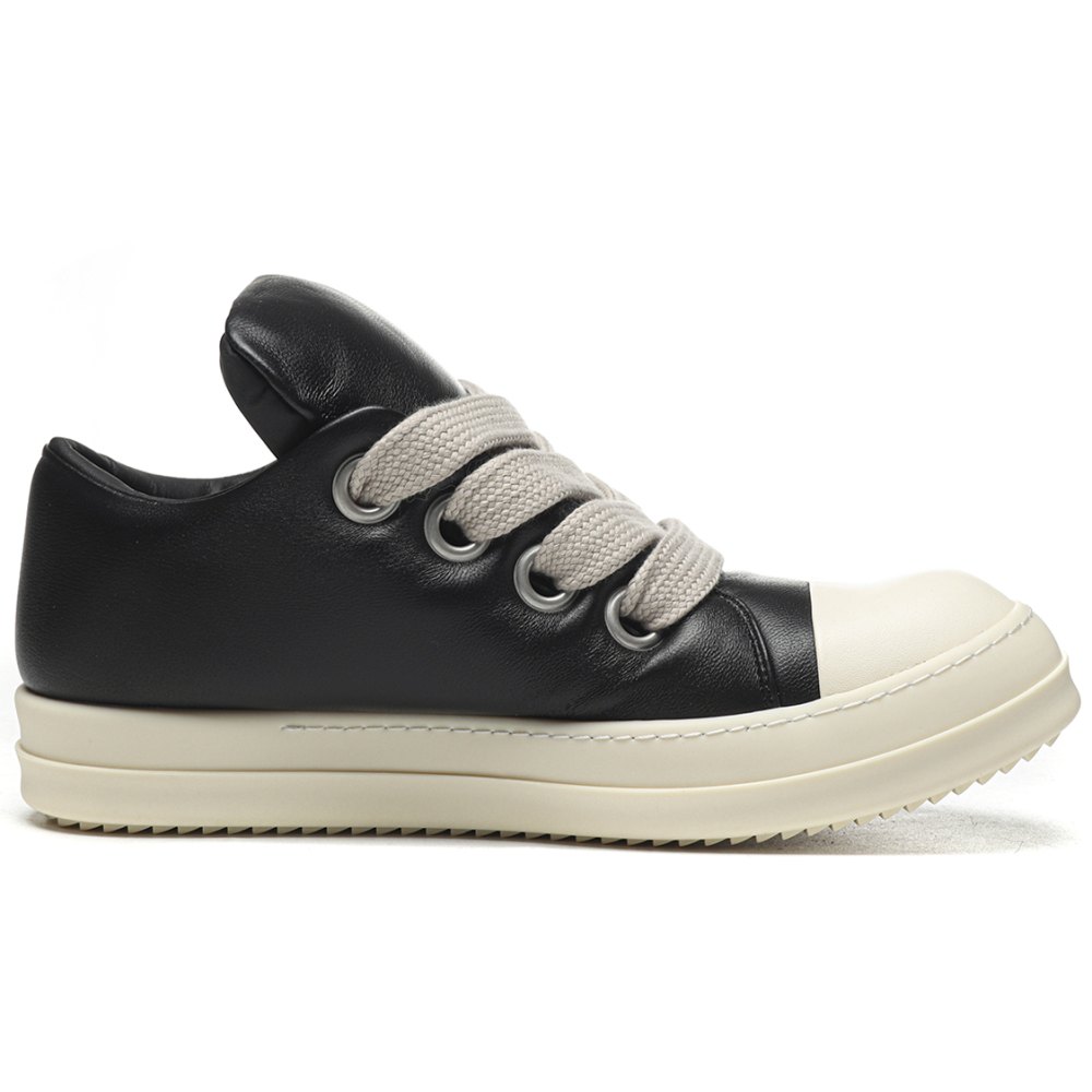 dd R1ck 0wens jumbo lace padded sneaks low black milk-ru02c7893 llpw2