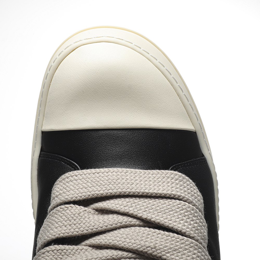 dd R1ck 0wens jumbo lace padded sneaks low black milk-ru02c7893 llpw2