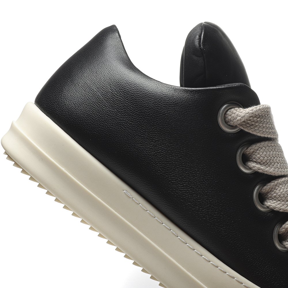 dd R1ck 0wens jumbo lace padded sneaks low black milk-ru02c7893 llpw2