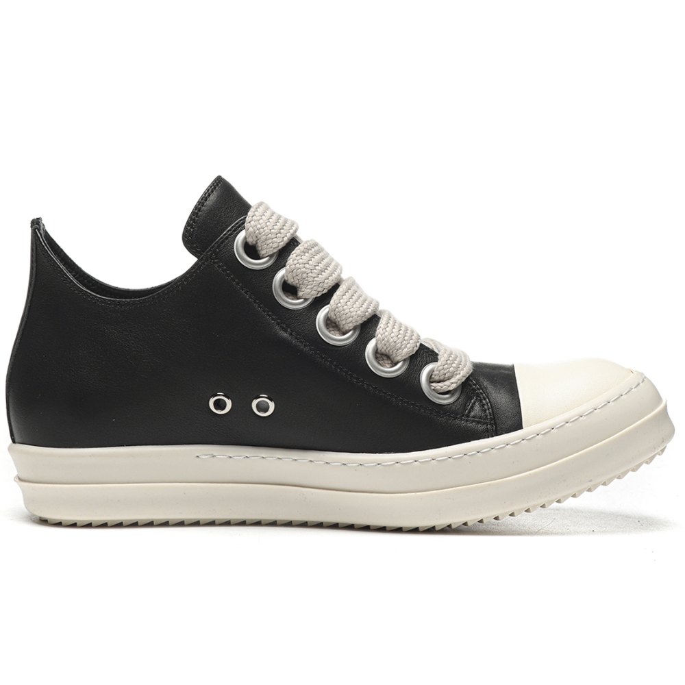 dd R1ck 0wens lido high sneaks black milk  canvas boots -rr01c4892 lpow2