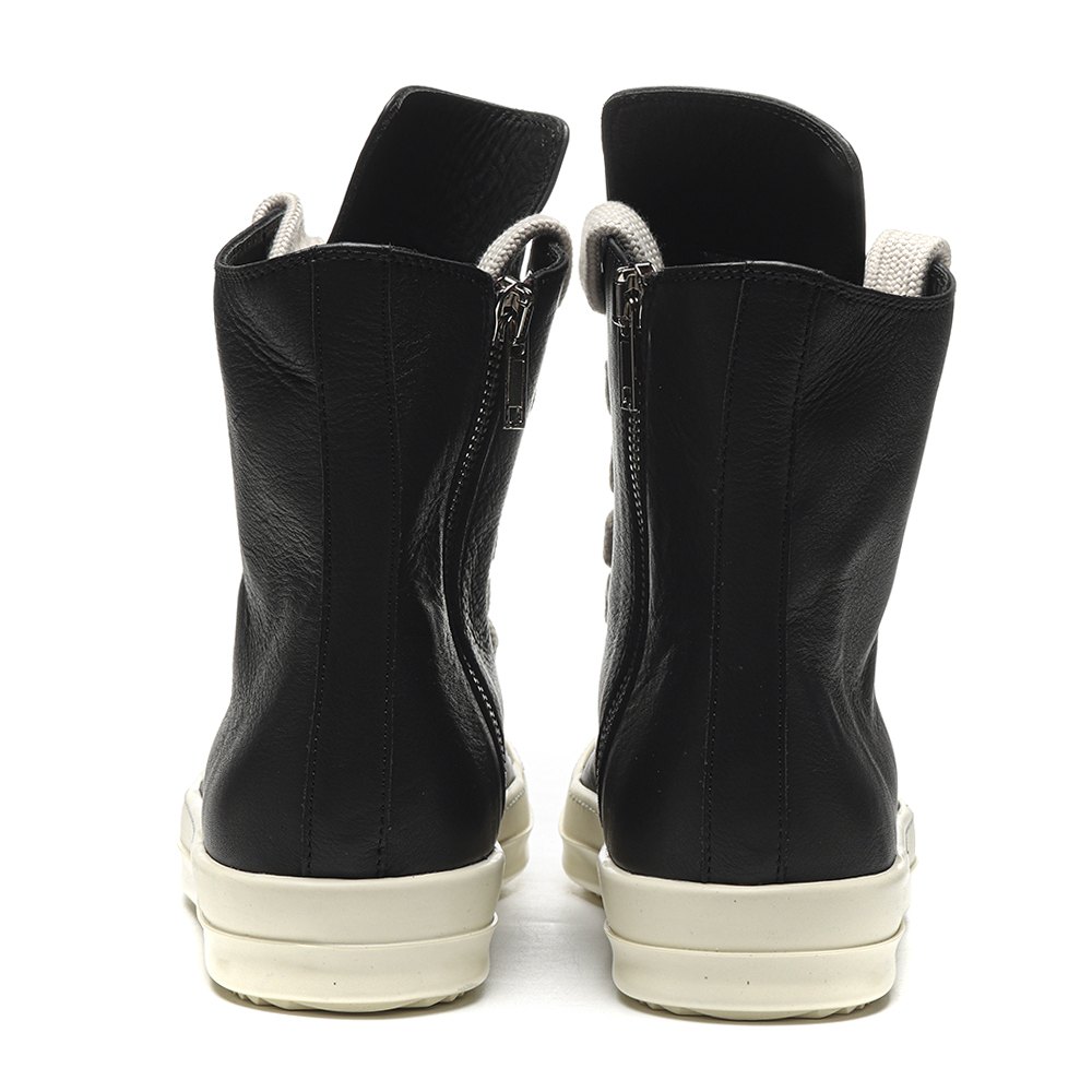 dd R1ck 0wens lido high sneaks black milk  canvas boots -rr01c4892 lpow2