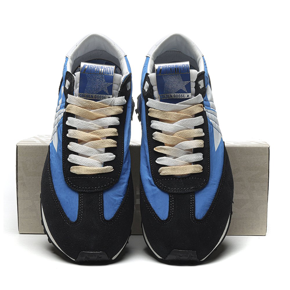 dd g01den g003e M*rathon with blue nylon upper and white star